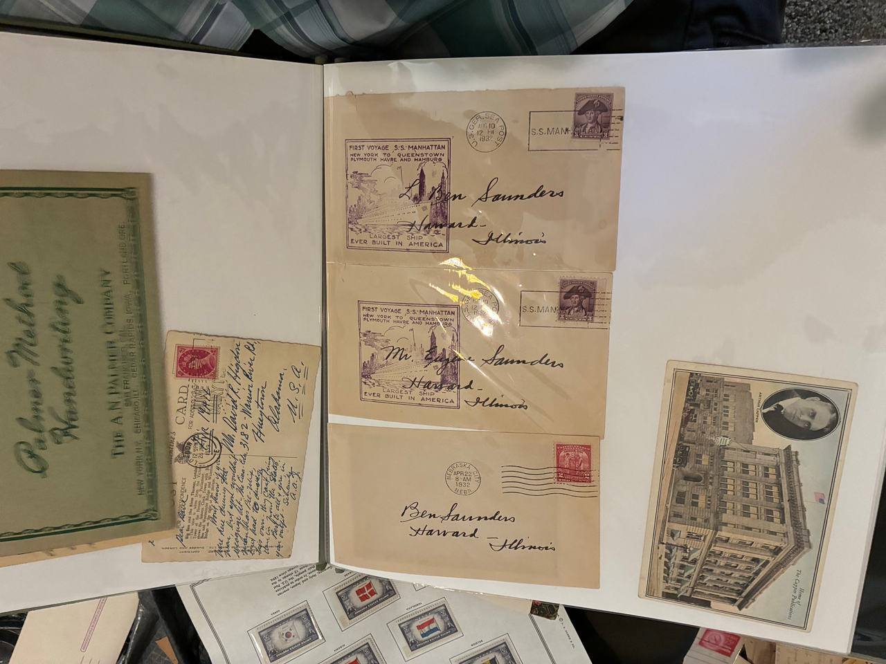 Vintage Postcards and First Day Covers Collection