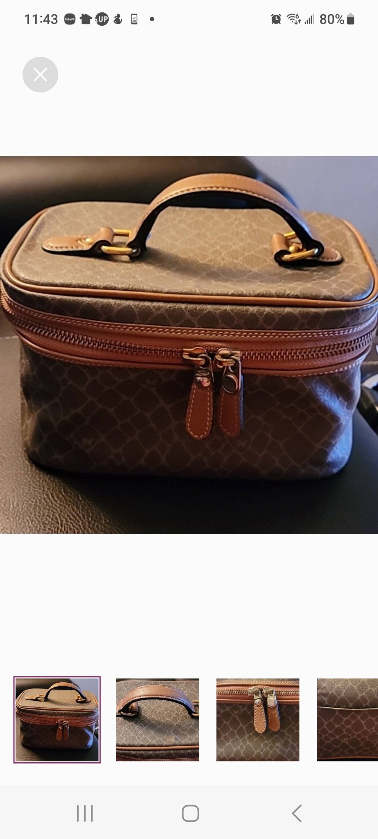 Nina Ricci Vintage Monogram Vanity Case