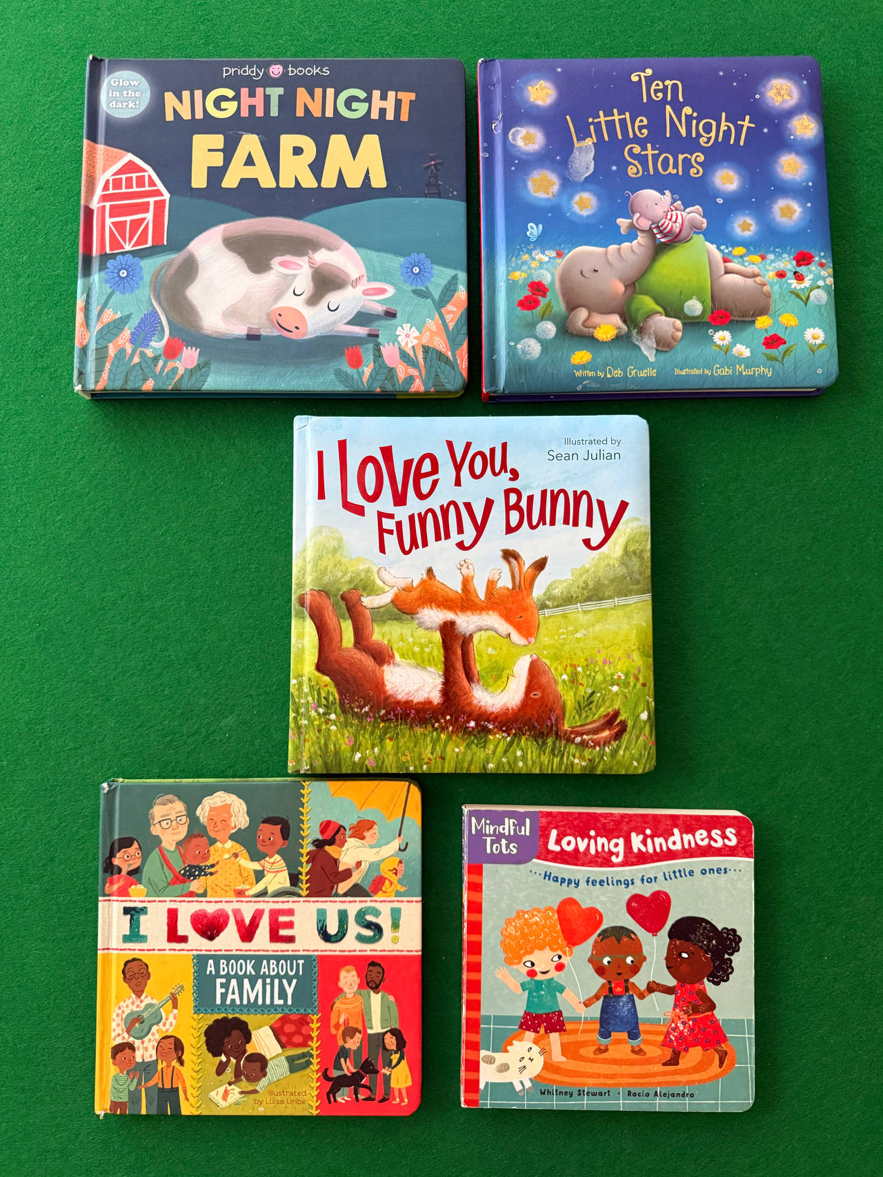 Assorted Children's Board Books Bundle Lot of 5 books