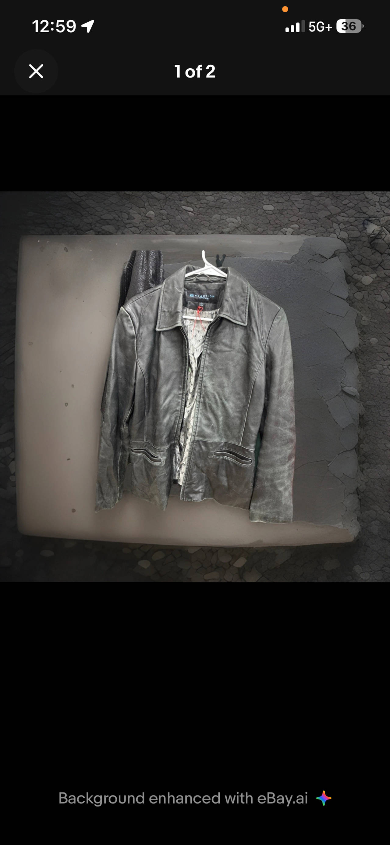 Kenneth Cole Reaction Leather Jacket