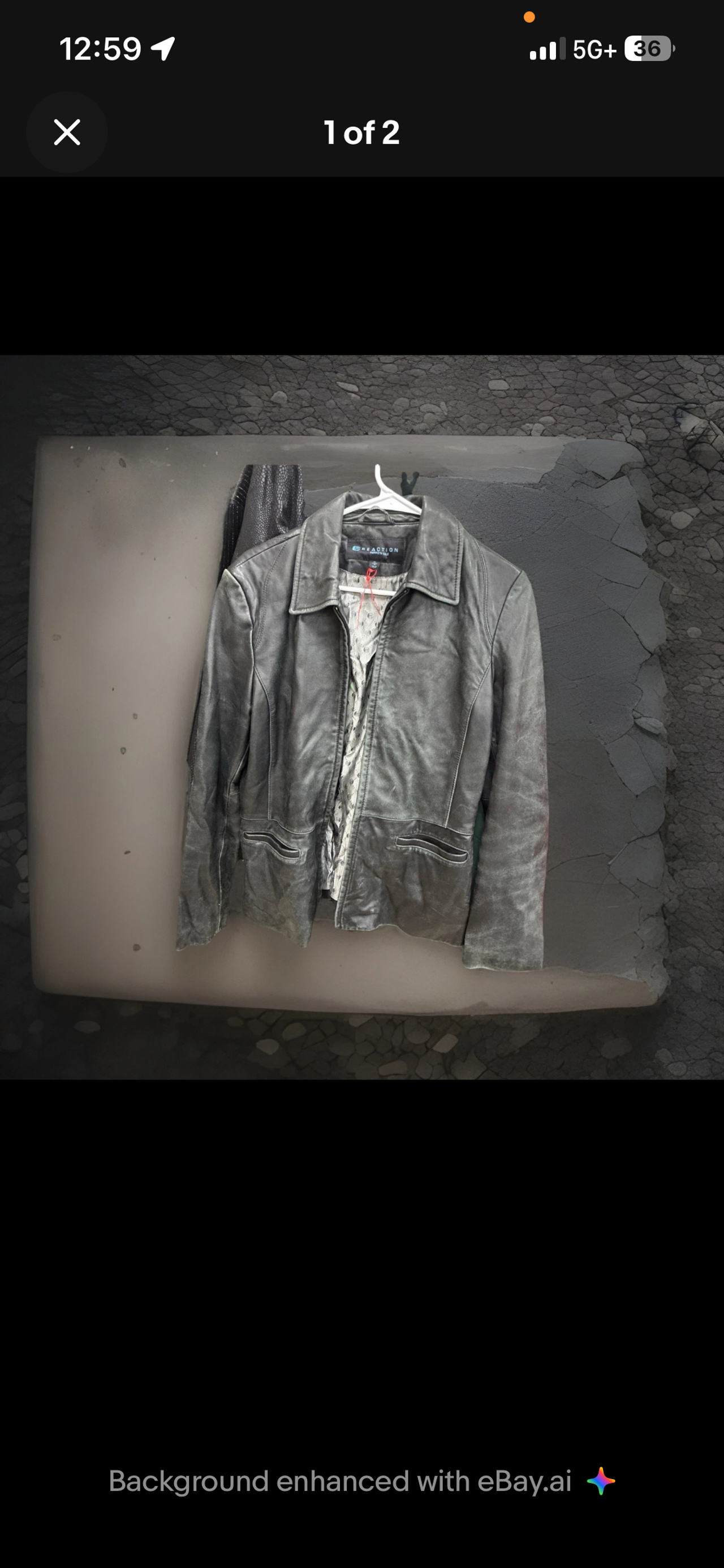 Kenneth Cole Reaction Leather Jacket