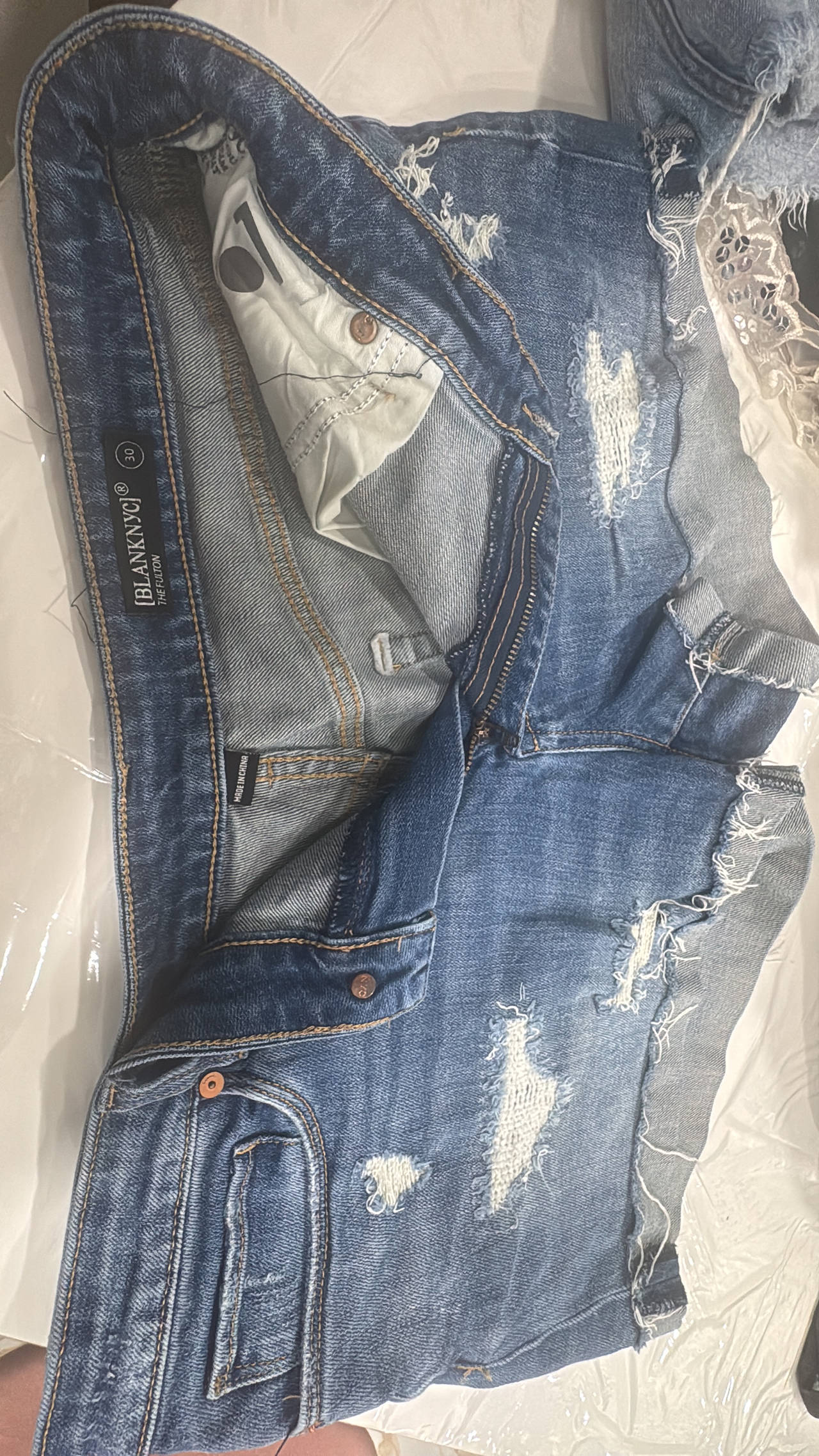 BlankNYC Distressed Denim Shorts