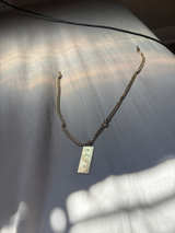 Gold dollar bill chain. 14k gold. - Image 1