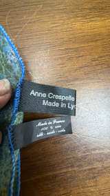 Anne Crespelle Editions- Paris Impressionist Floral Silk Scarf - Image 5