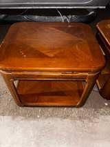 Vintage Wood End Tables - Image 3