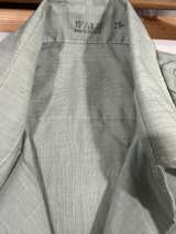 Vintage 1970s U.S. Army Military Shirt AG-415 Men’s 15.5x33 Army Green Long Slee - Image 3