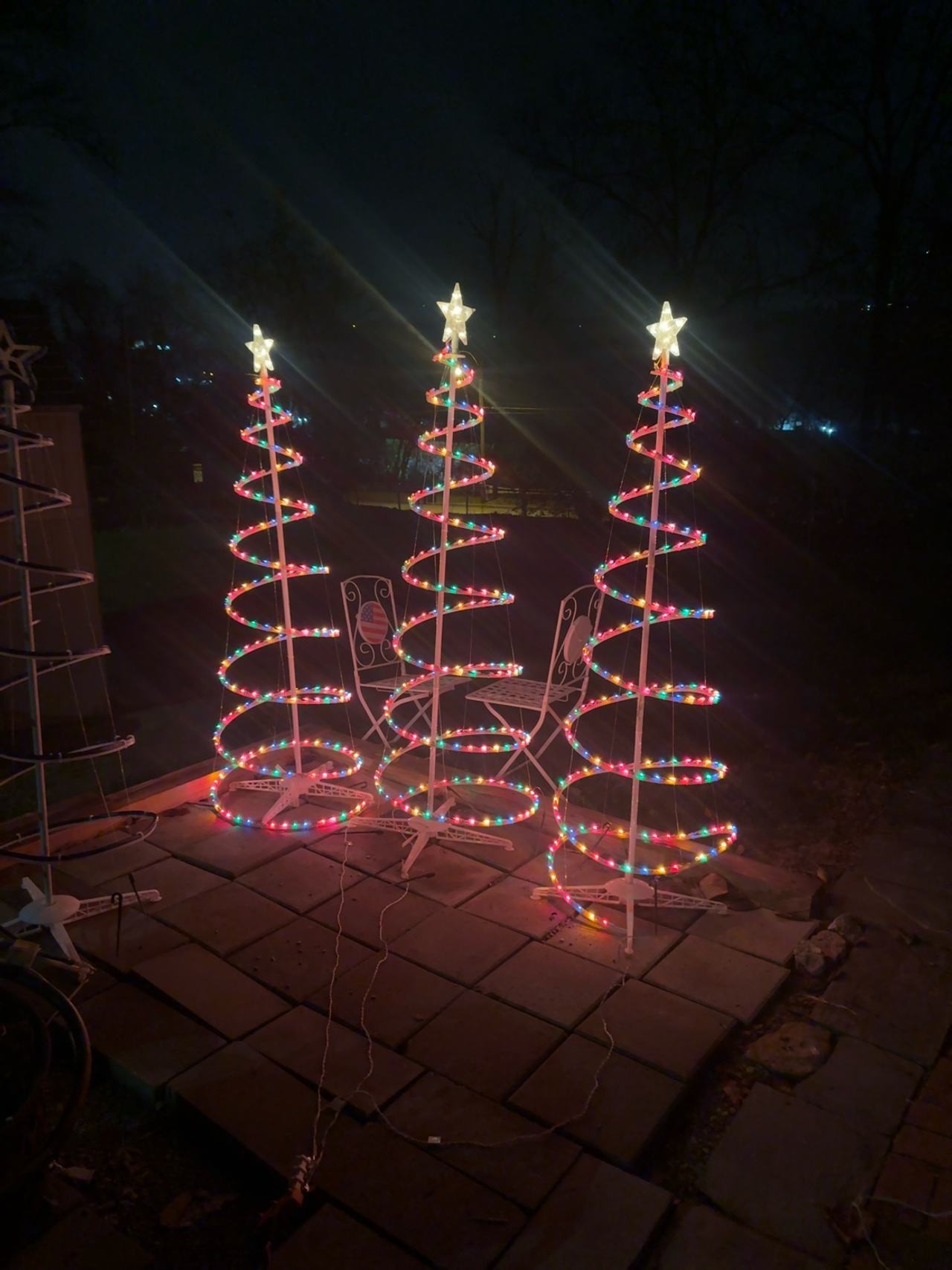 Northlight 6ft Pre-Lit Spiral Christmas Tree Multi-Color
