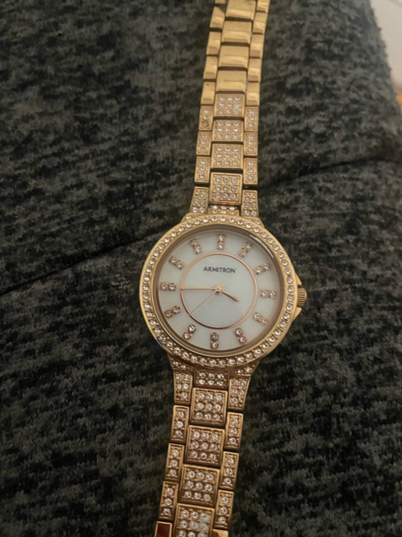 Armitron Women's Crystal Accented Bracelet Watch