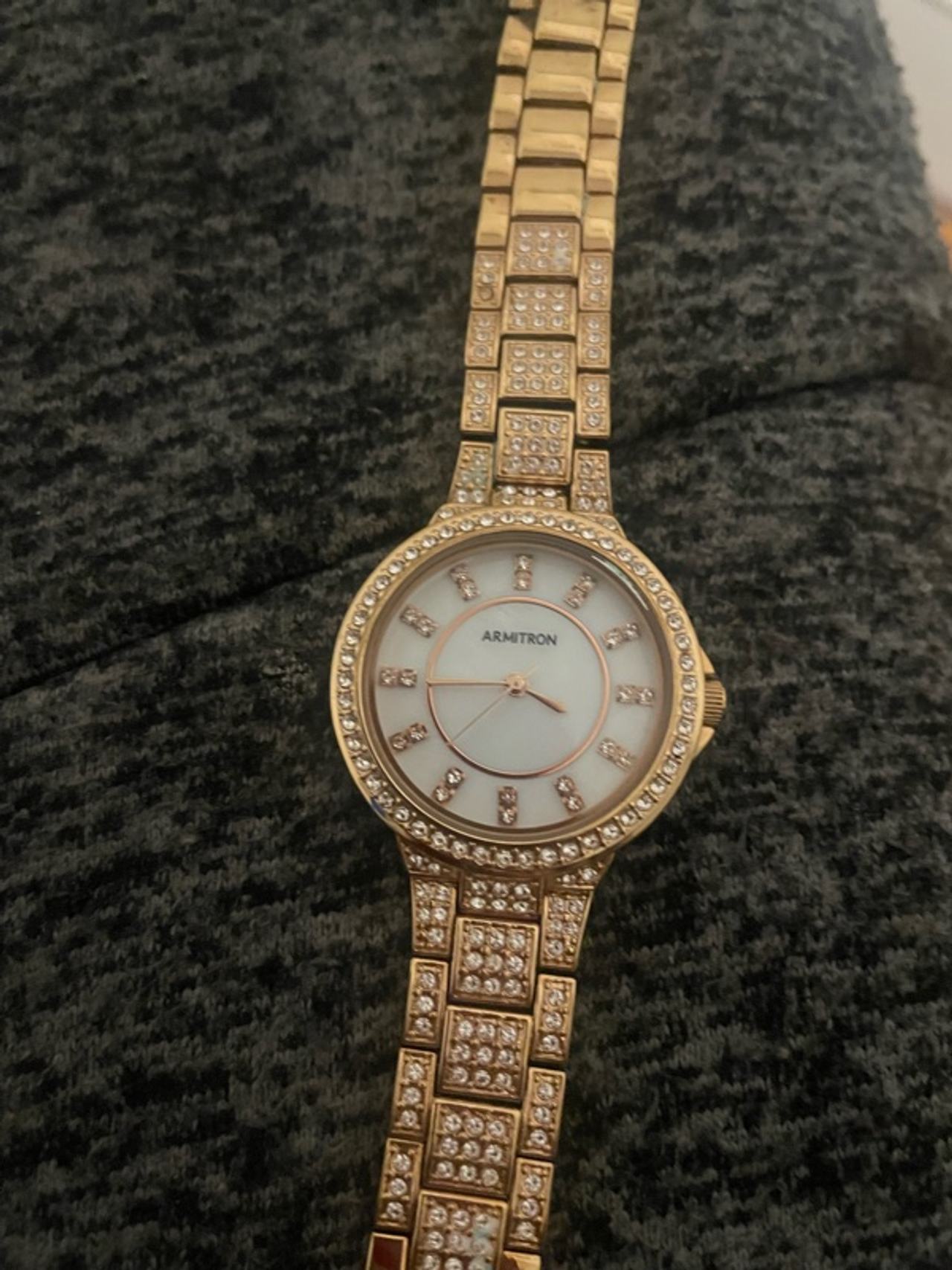 Armitron Women's Crystal Accented Bracelet Watch
