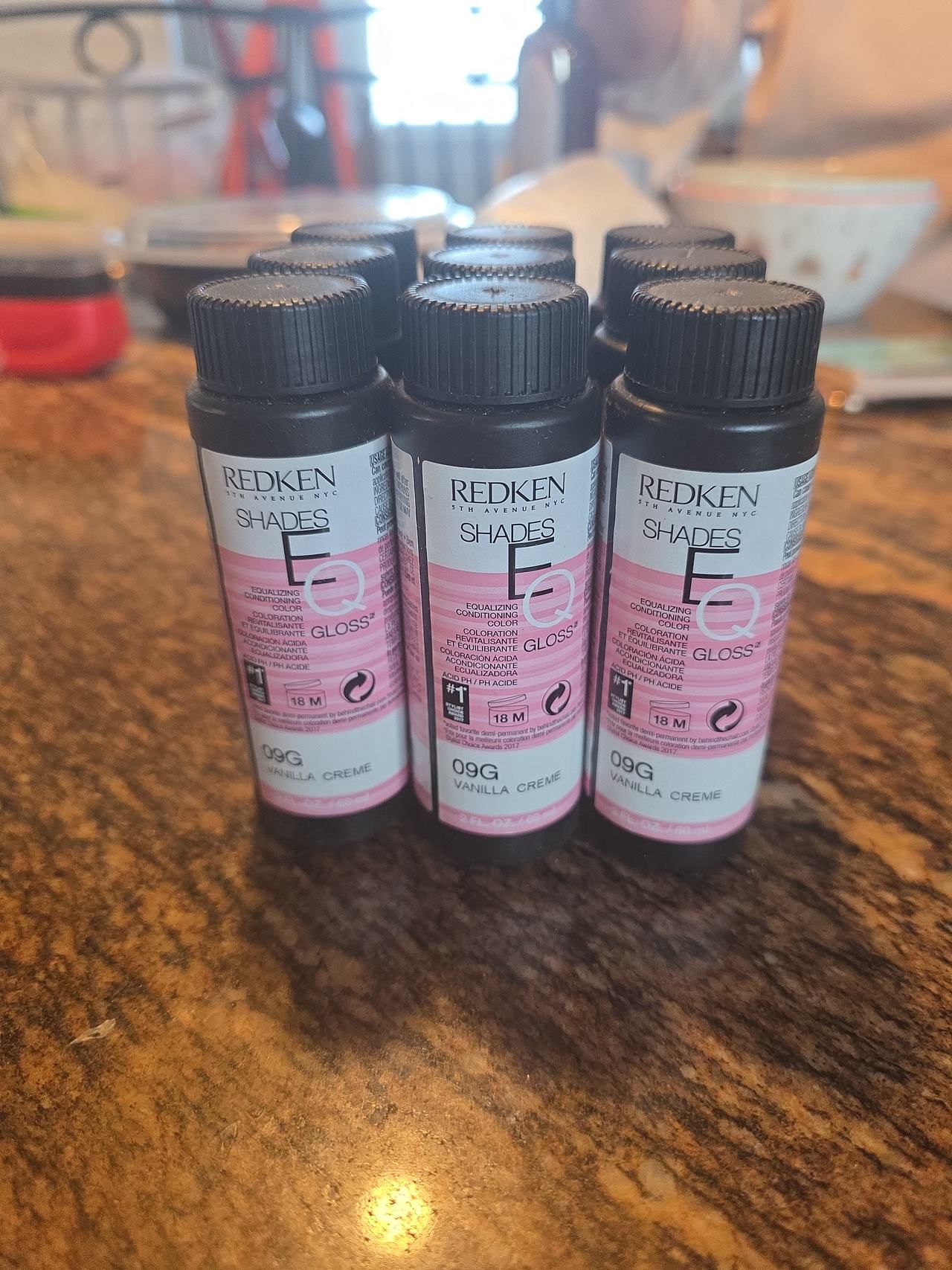 9 pcs Redken Shades EQ Gloss 09G Vanilla Creme