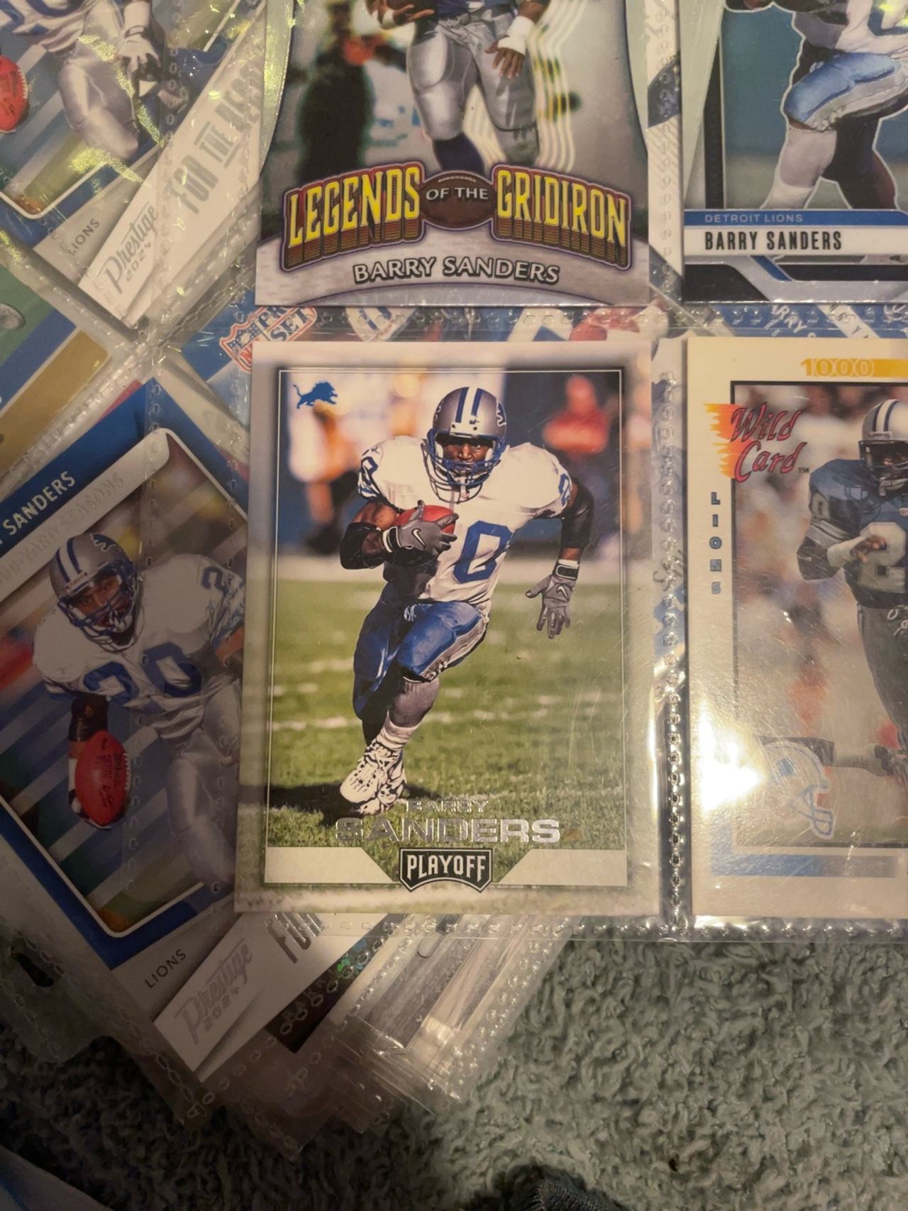 Panini Barry Sanders 2016 Playoff Trading Card