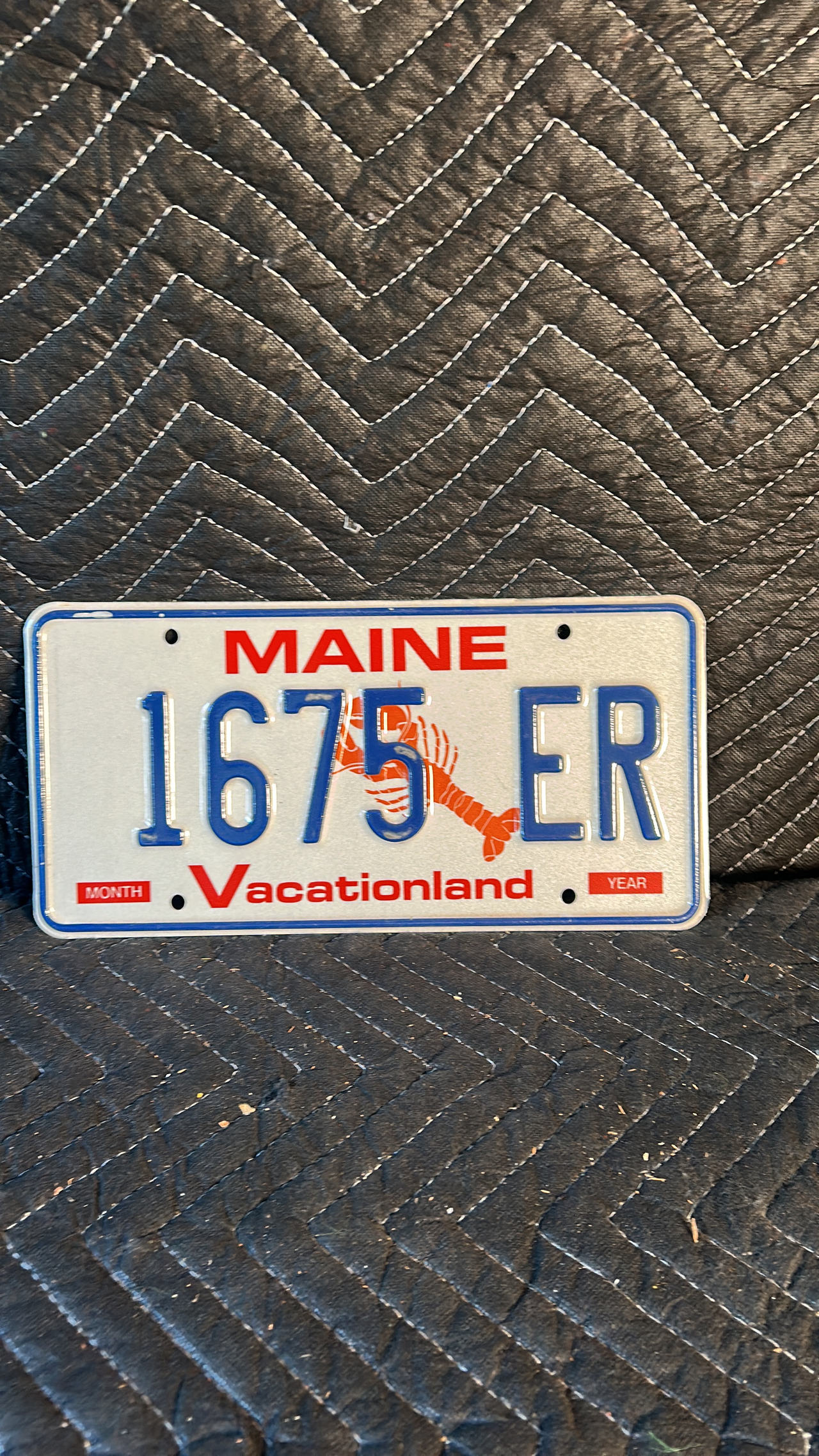 Maine Lobster License Plate