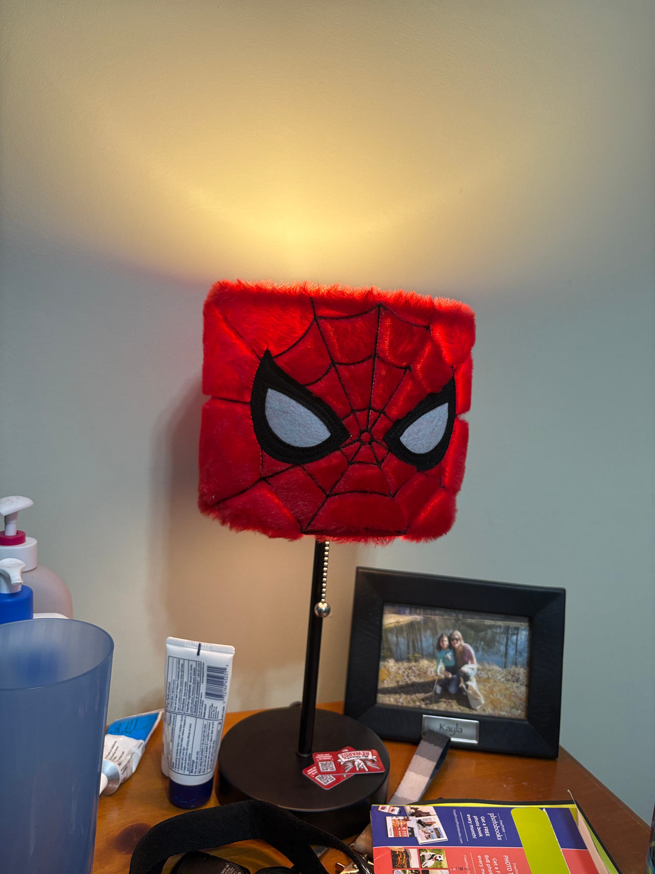 Spider-Man Plush Lamp