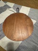Threshold 18" x 13" Wood Round Serving Board - Image 1