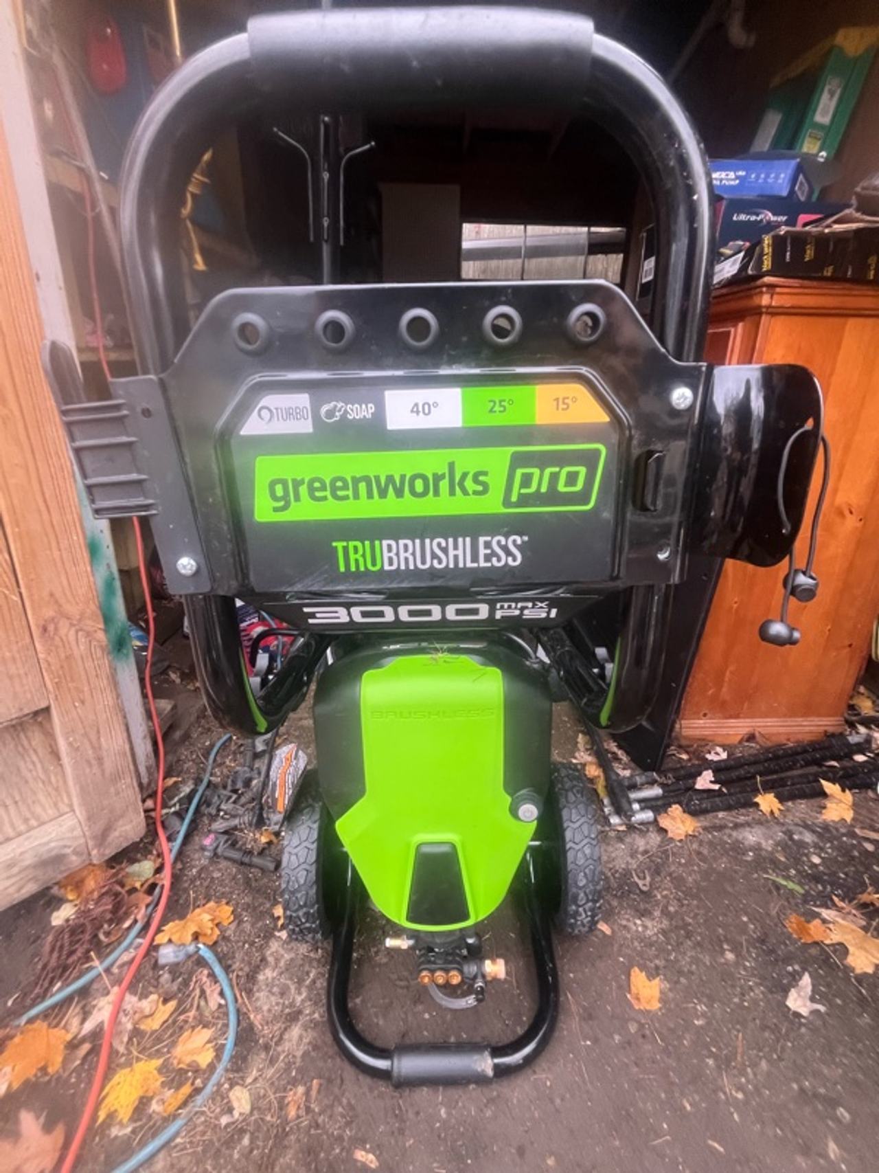 Greenworks Hybrid 60V 3000 PSI Electric Pressure Washer