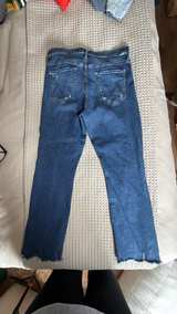 MOTHER The Insider Crop Step Chew Jeans - Image 1