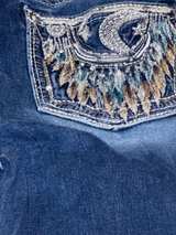 Miss Me Dream Catcher Pocket Embellished Jeans Size 28 - Image 8