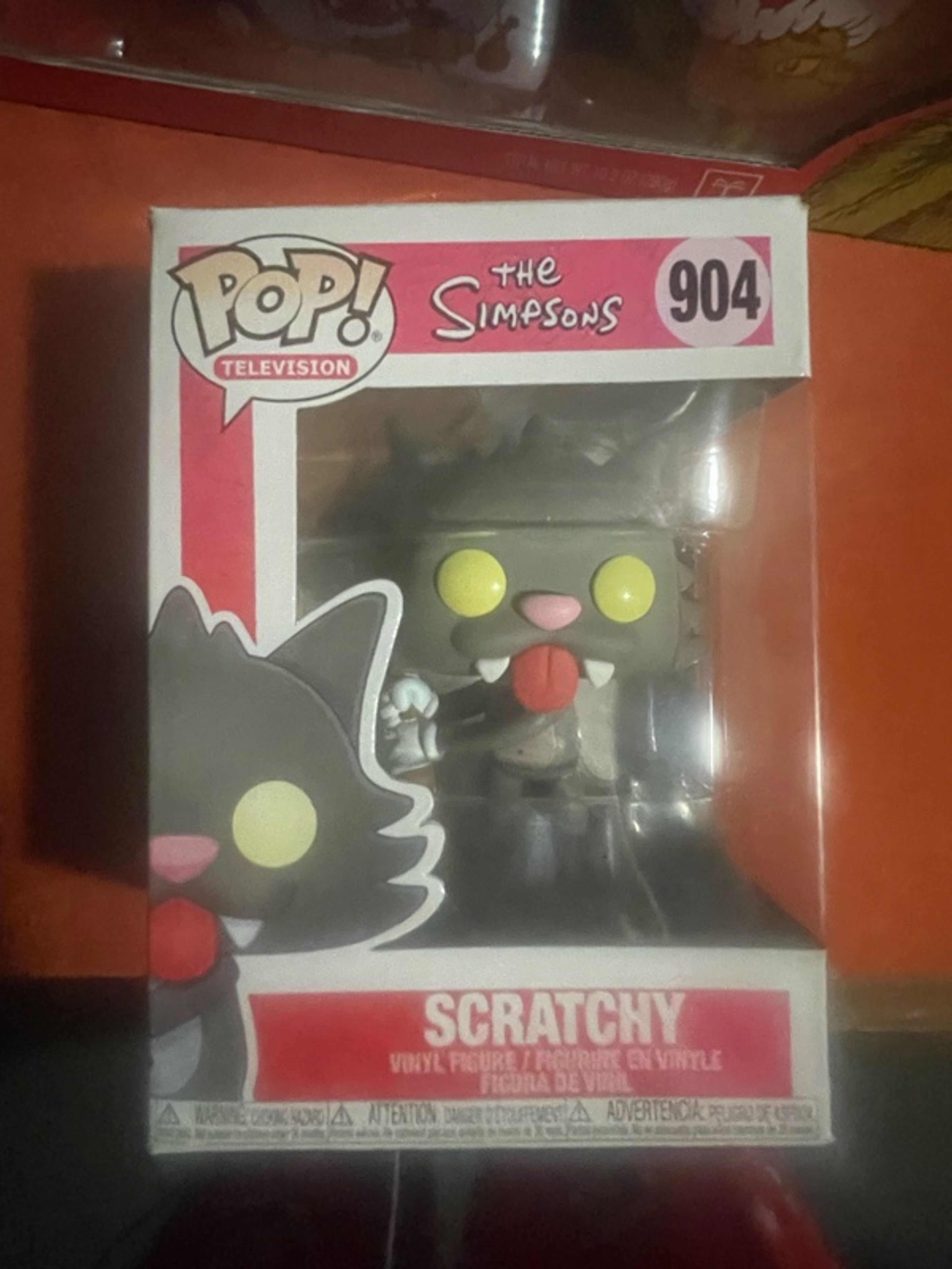 Funko Pop! The Simpsons Scratchy Figure #904 Gray