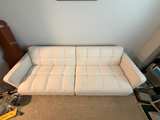 Boucle Split Back Futon Sofa Bed - Image 1