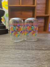 90s vintage Confetti Salt and Pepper Shakers - Image 2