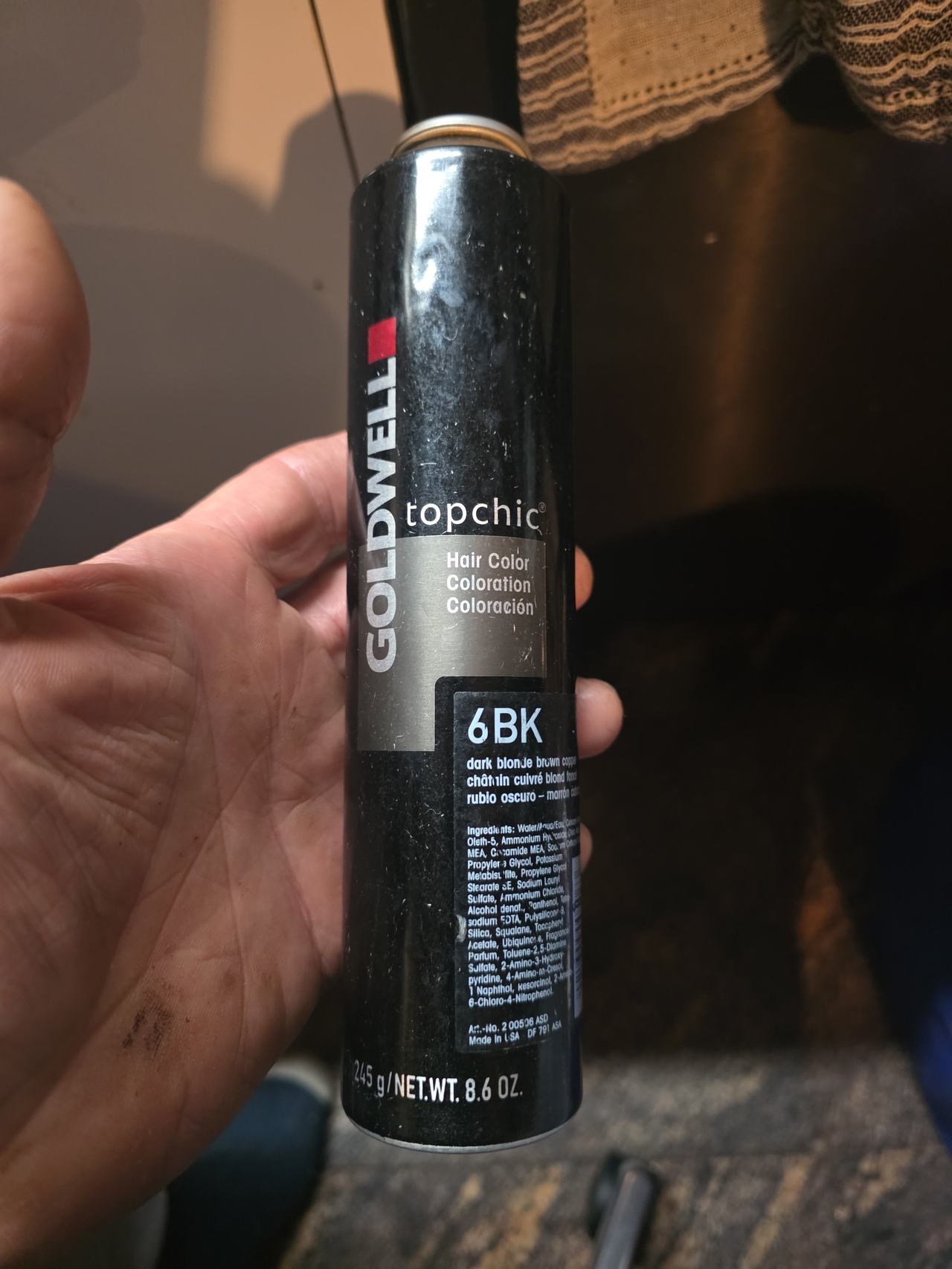 Goldwell Topchic Permanent Hair Color 6BK Dark Blonde Brown Copper