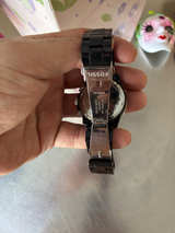 Fossil Decker Black Stainless Steel Chronograph Watch - Image 1