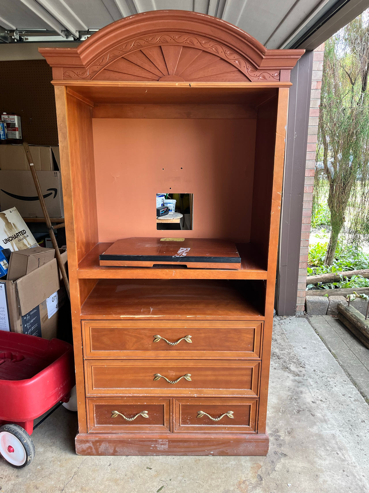 Traditional Wood Entertainment Center