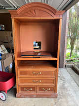 Traditional Wood Entertainment Center - Image 1