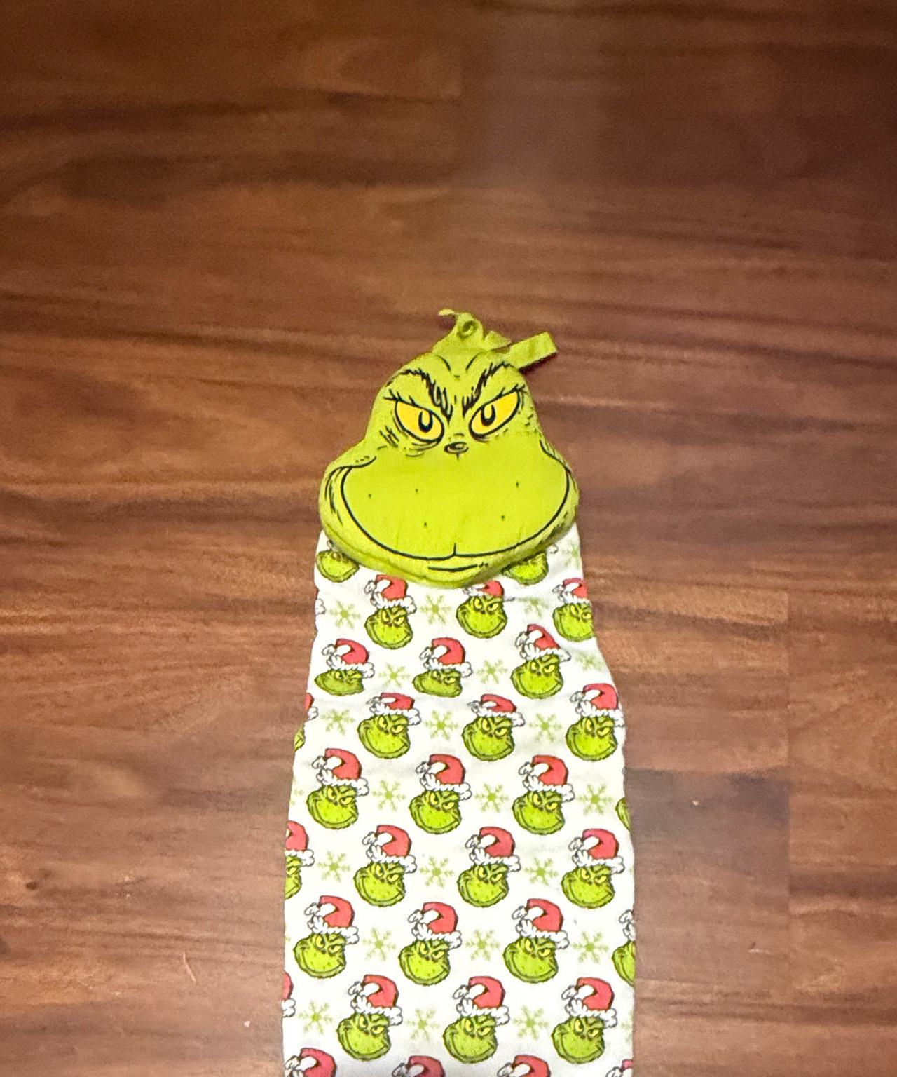 Dr. Seuss The Grinch Hanging Kitchen Hand Towel