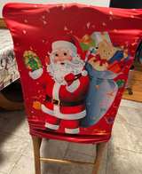 Santa Red Christmas Chair Cover set of 8. - Image 2