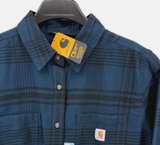 NWT Carhartt Women's Rugged Fit Flannel Shirt mid weight XS 0/2 - Image 4