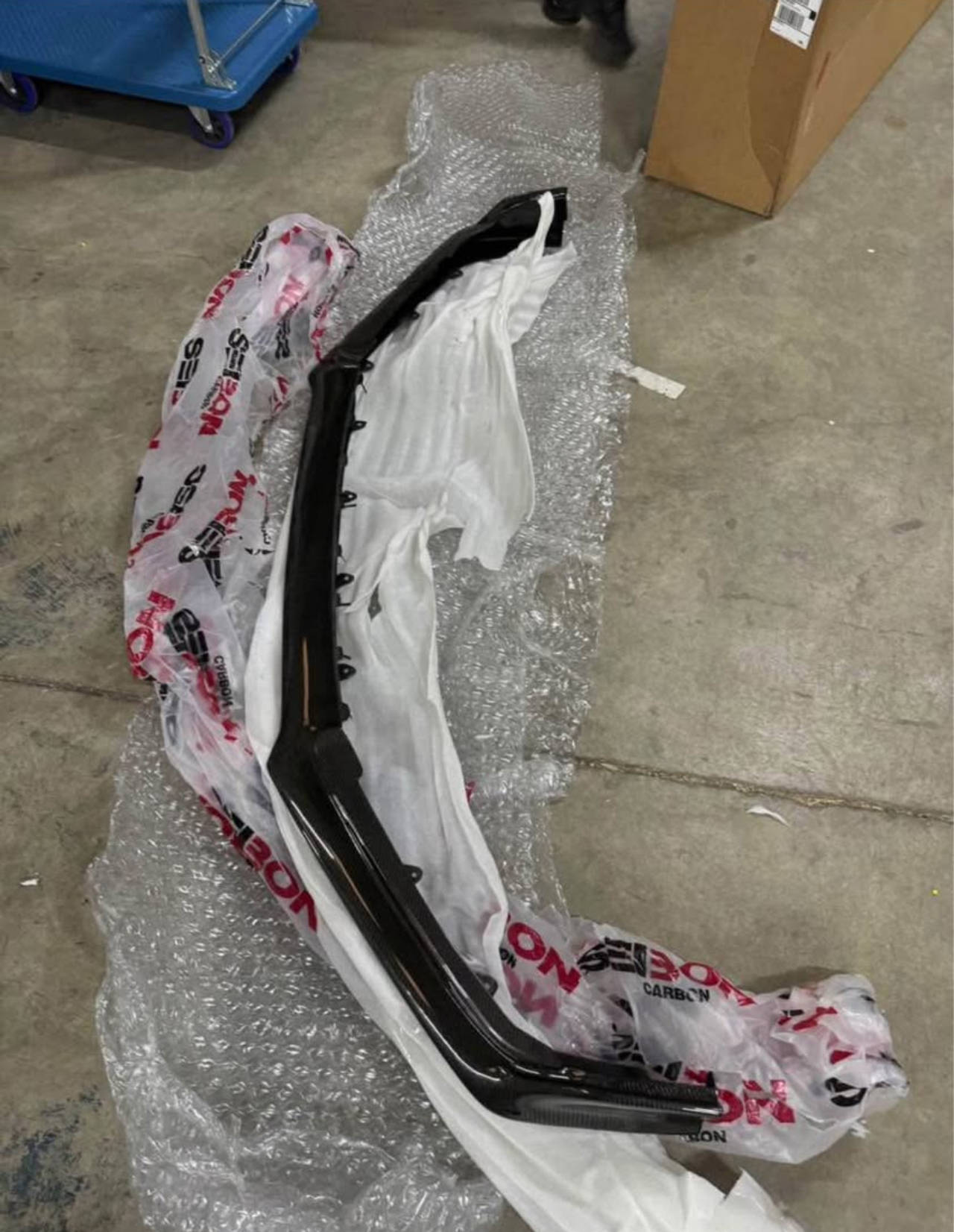 carbon fiber front lip spoiler
