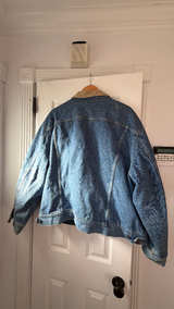 Lee Storm Rider Denim Jacket with Blanket Lining XXL Vintage  - Image 6