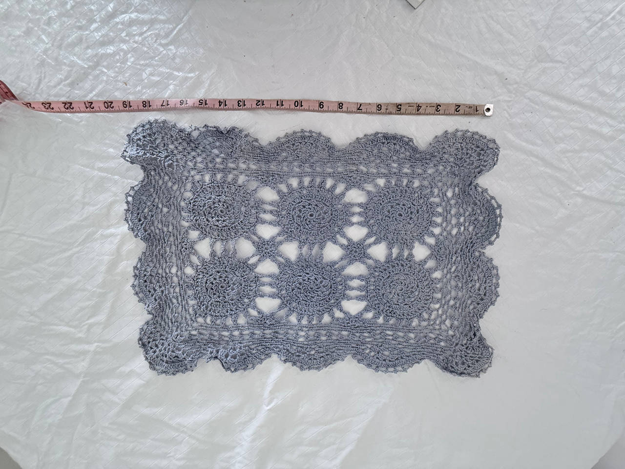 Handmade Crochet Lace Doily Placemat