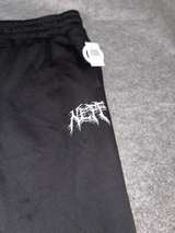 NWT Neff Unisex Black Graphic Weird Times Sweatpants XL Graphic Sweatpants - Image 2