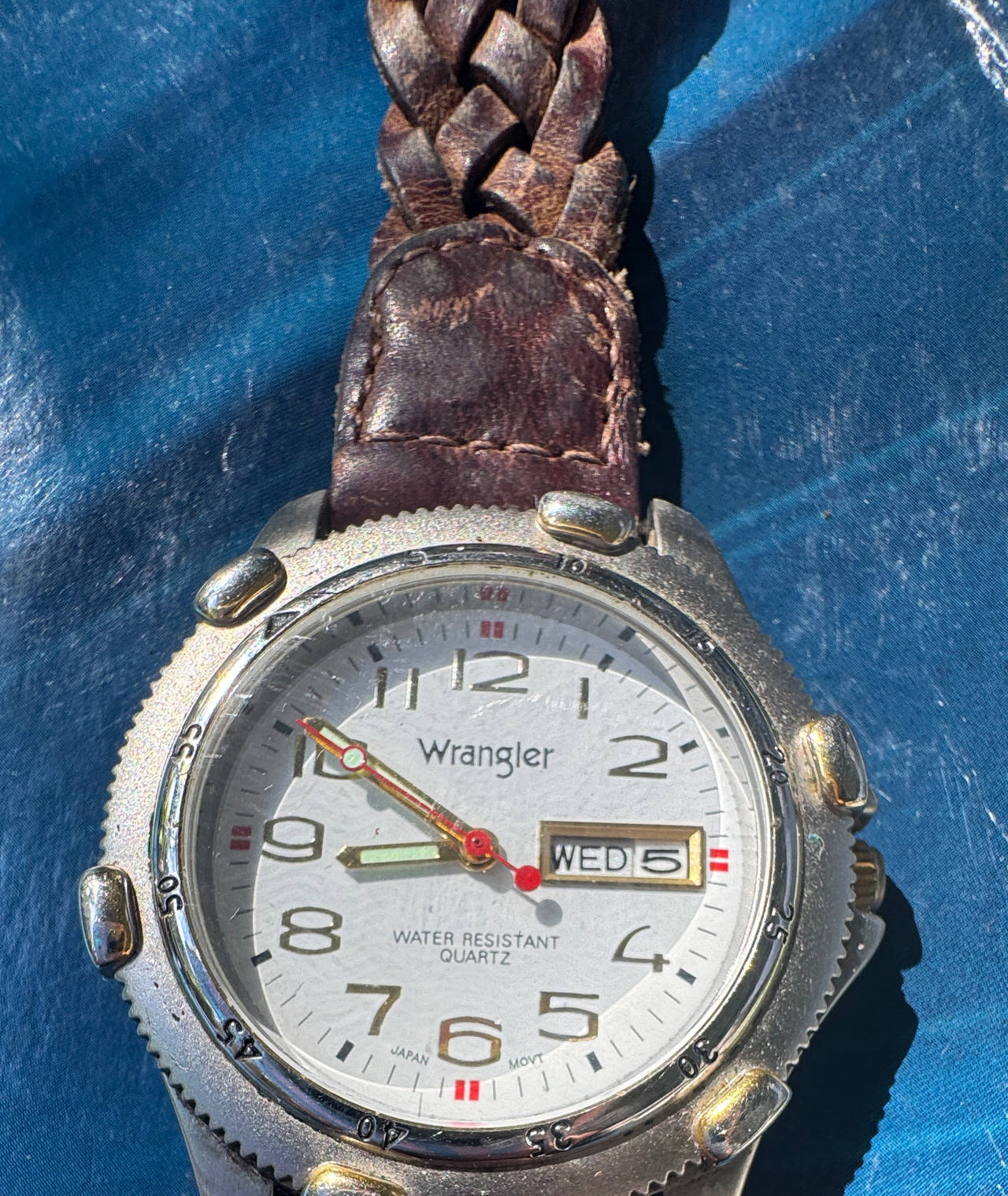 Wrangler Western Quartz Day-Date Watch