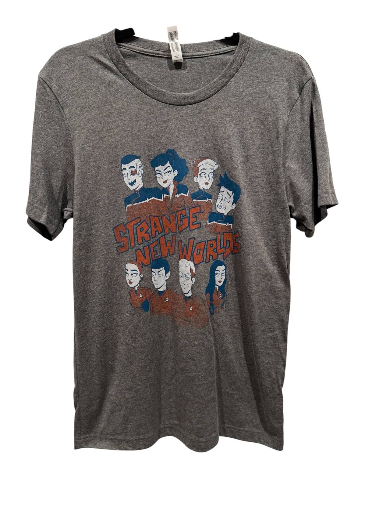 Canvas Star Trek: Strange New Worlds T-Shirt gray men’s size M