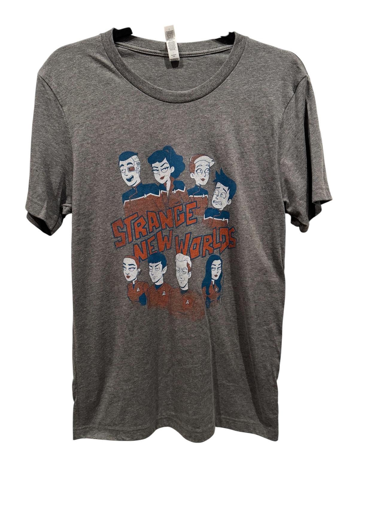 Canvas Star Trek: Strange New Worlds T-Shirt gray men’s size M
