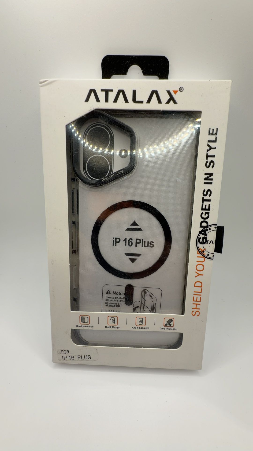 MagSafe iPhone 16 Plus Clear/Black Case