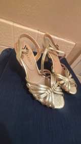 Marian Gold Metallic Strappy Slingback Sandals - Image 2