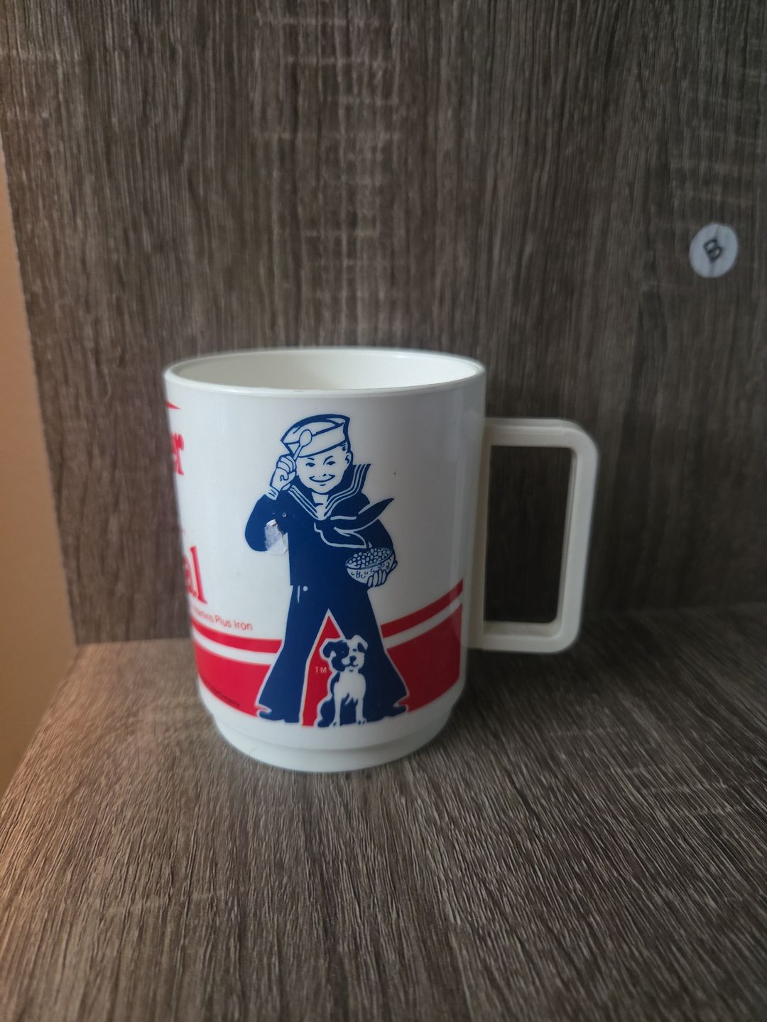 Vintage Cracker Jack Plastic Mug