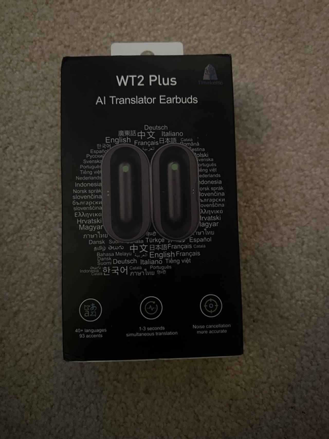 Timekettle WT2 Plus Translator Earbuds White
