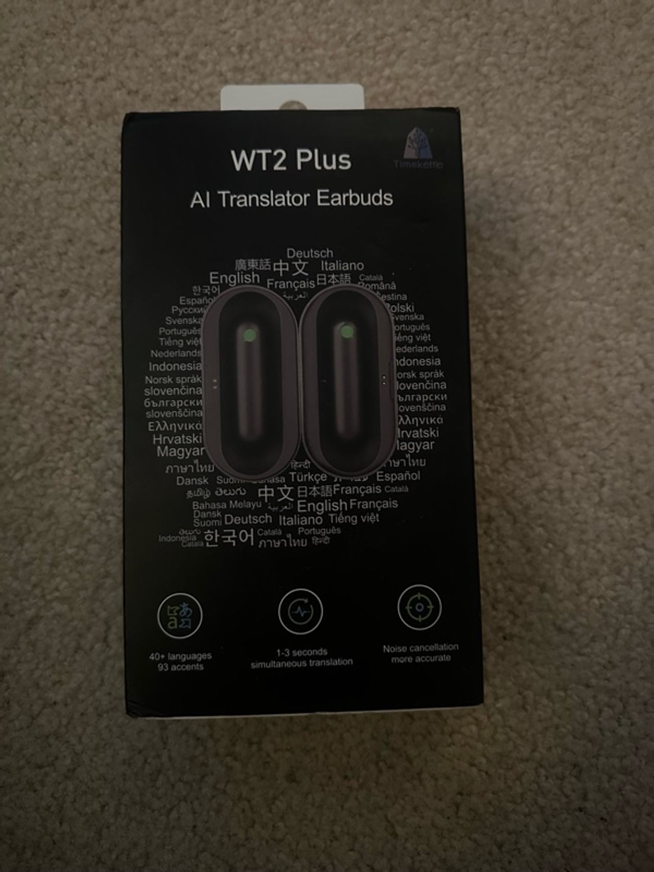 Timekettle WT2 Plus Translator Earbuds White