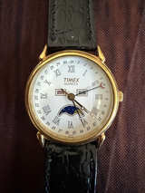 Extremely Rare Timex Moonphase Watch Made In JAPAN - Image 1