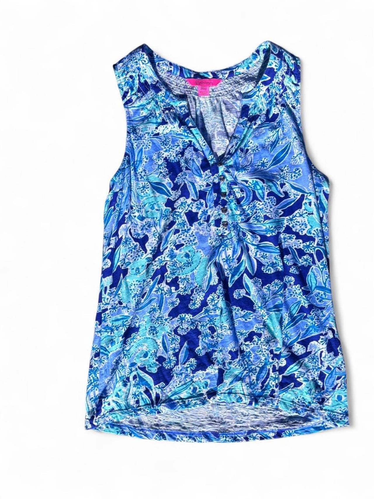 Lilly Pulitzer Etta V-Neck Sleeveless Top