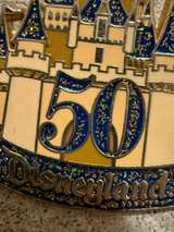 Disneyland 50th Anniversary Sleeping Beauty Castle Pin - Image 2