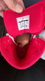 Nike Air Jordan 1 Retro Mid 'Hare' Light Silver/White - Image 4