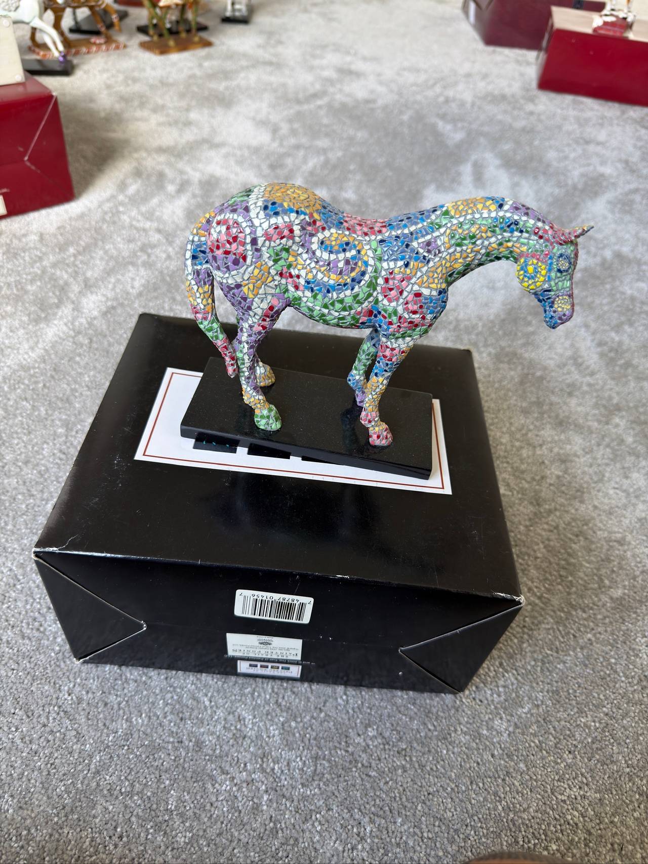 Trail of Painted Ponies Mosaic Appaloosa Figurine