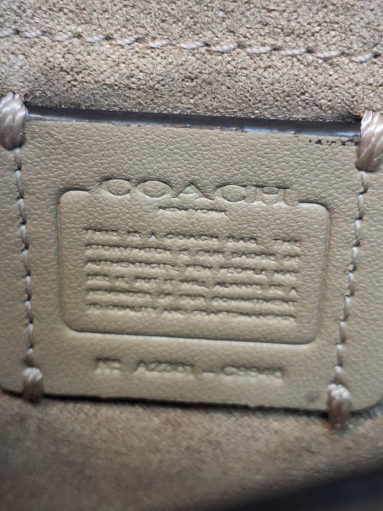 Coach Signature Rose Applique Crossbody Bag