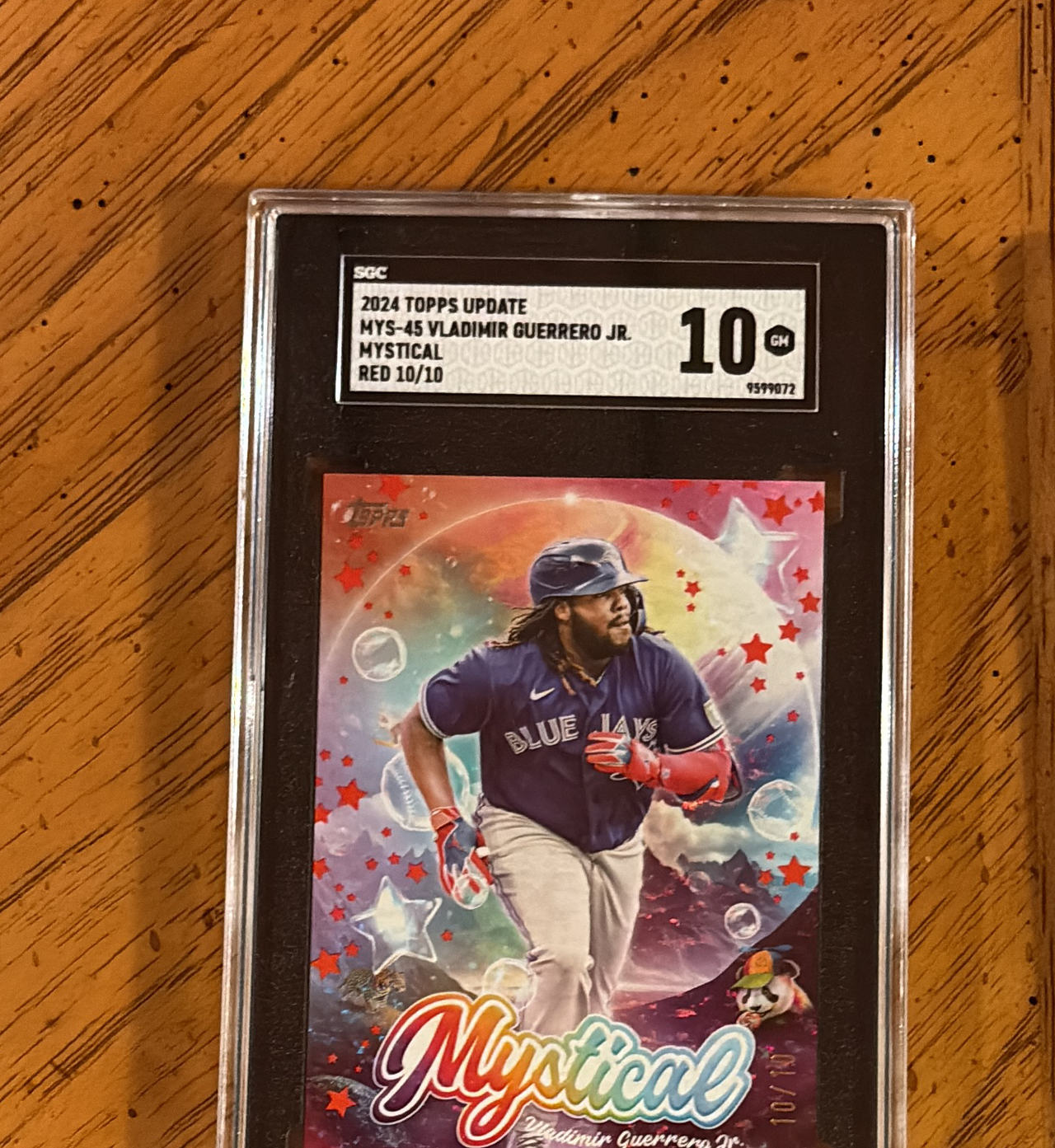 2024 Topps Update Mystical Red Vladimir Guerrero Jr. 10/10 SGC 10